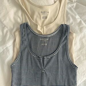 American Eagle Outfitters Ribbed Tank Tops